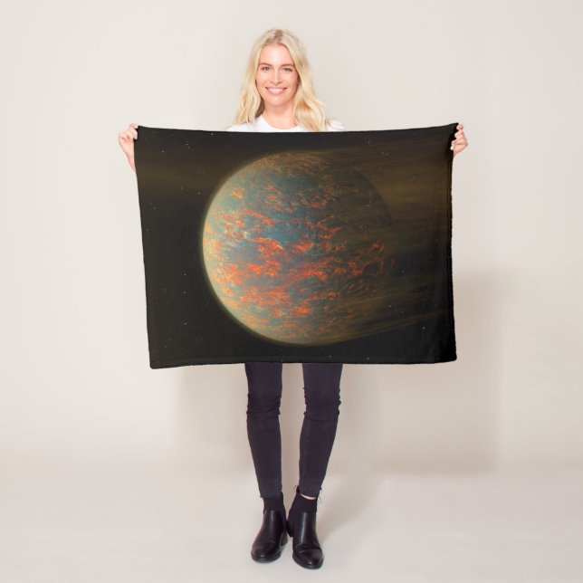 Exoplanet 55 Cancri E And Its Molten Surface Fleece Blanket (In Situ)