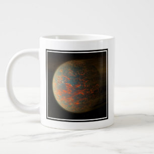 Exoplanet 55 Cancri E And Its Molten Surface Large Coffee Mug