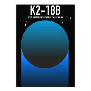exoplanet K2-18b Photo Print