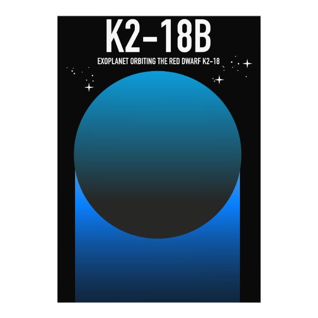 exoplanet K2-18b  Photo Print (Front)