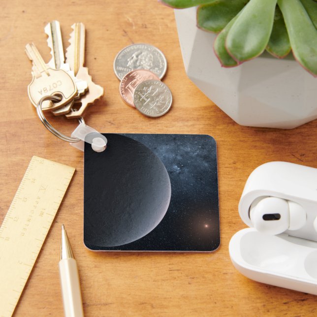Exoplanet Ogle-2016-Blg-1195lb Orbits A Small Star Key Ring (Desk)