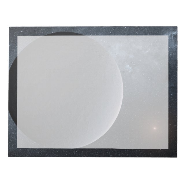 Exoplanet Ogle-2016-Blg-1195lb Orbits A Small Star Notepad (Front)