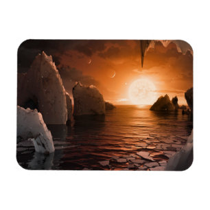 Exoplanet Trappist-1f From Its Icy Night Side. Magnet