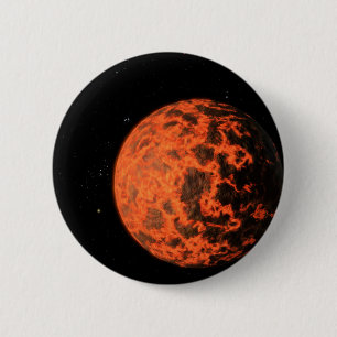 Exoplanet Ucf-1.01 Orbiting A Star Called Gj 436. 6 Cm Round Badge