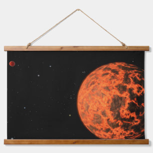 Exoplanet Ucf-1.01 Orbiting A Star Called Gj 436. Hanging Tapestry