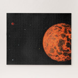 Exoplanet Ucf-1.01 Orbiting A Star Called Gj 436. Jigsaw Puzzle