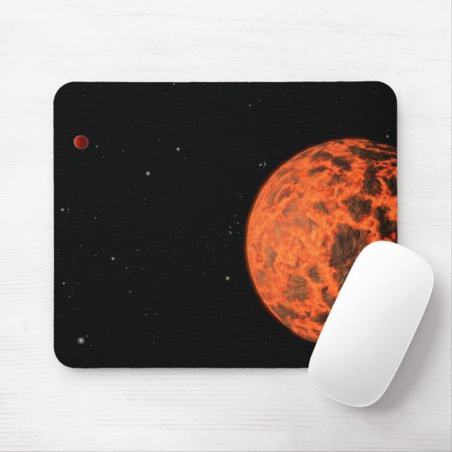 Exoplanet Ucf-1.01 Orbiting A Star Called Gj 436. Mouse Pad (With Mouse)