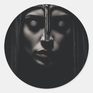 exortic love gift classic round sticker