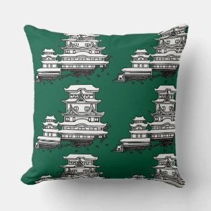 Exotic Abode Dk Green Cushion