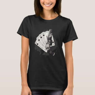 Exotic Ace Of Spades Handcannon T-Shirt