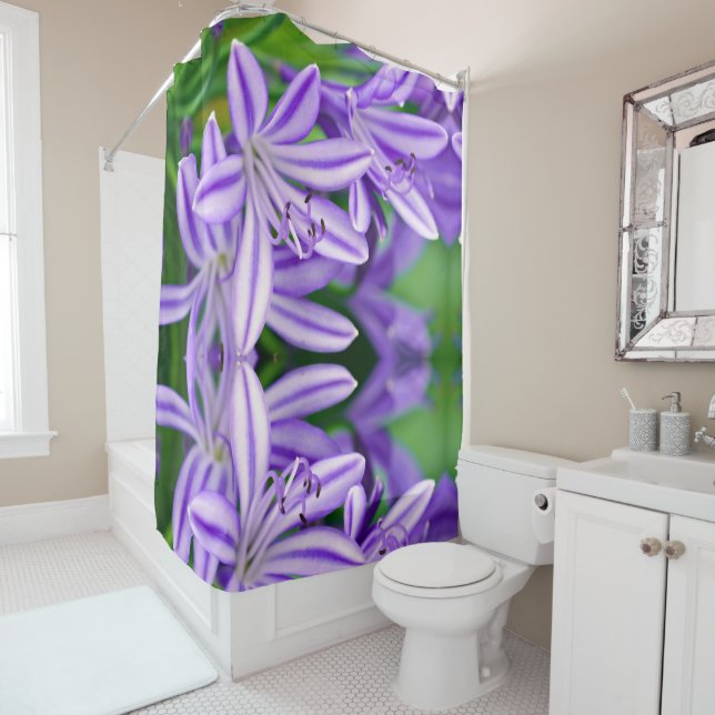 Exotic African Lily Shower Curtain (In Situ)