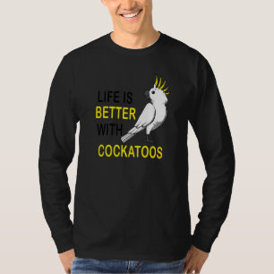 Exotic Animal Cute Parakeet Cockatoo Bird T-Shirt