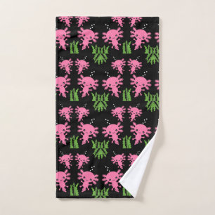 Exotic Axototl Salamander Bath Towel Set