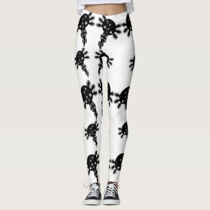 Exotic Axototl Salamander Leggings