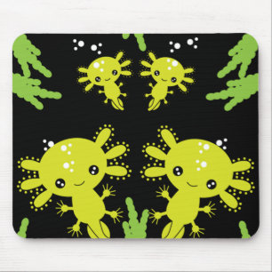 Exotic Axototl Salamander Mouse Pad