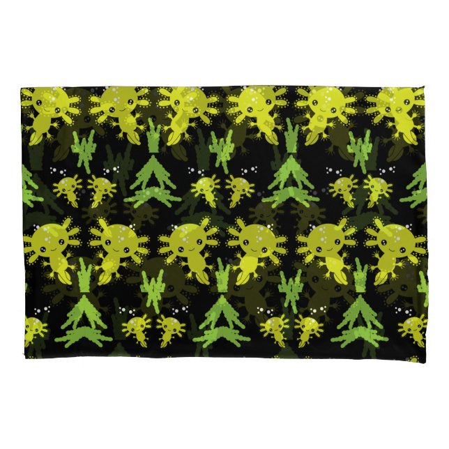 Exotic Axototl Salamander Pillowcase (Front)