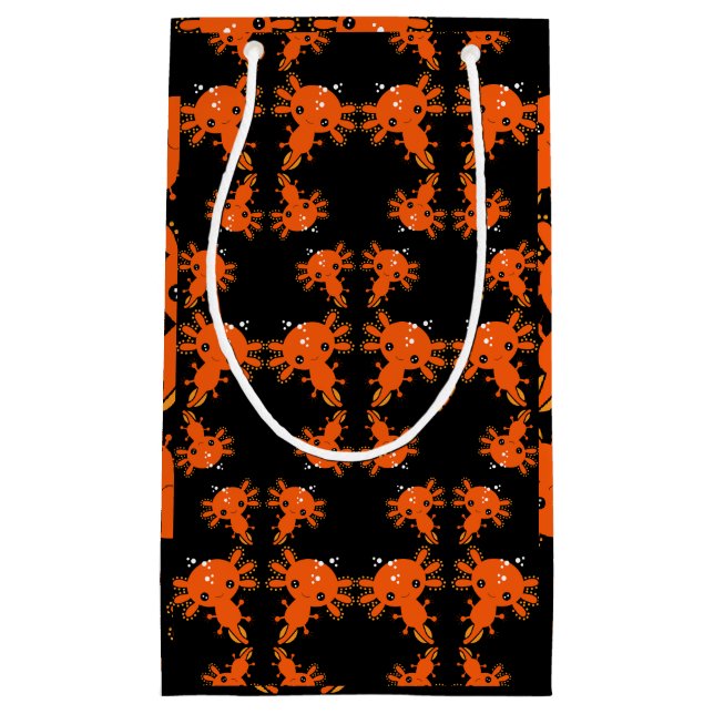 Exotic Axototl Salamander Small Gift Bag (Front)