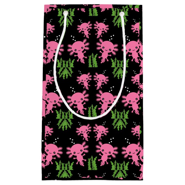 Exotic Axototl Salamander Small Gift Bag (Front)