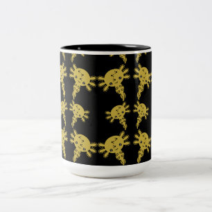 Exotic Axototl Salamander Two-Tone Coffee Mug