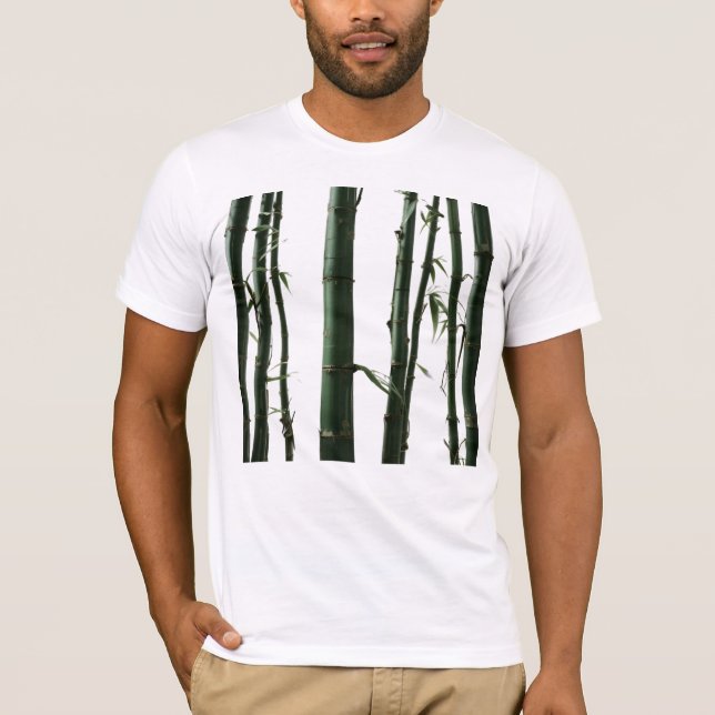 Exotic Bamboo Bella+Canvas Jersey T-Shirt (Front)