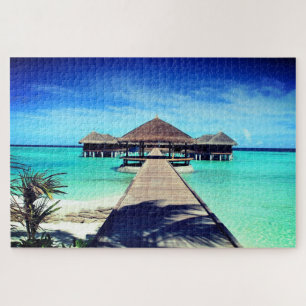 Exotic Beach - Beautiful - Jigsaw Puzzle