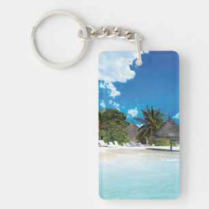 Exotic Beach  Key Ring