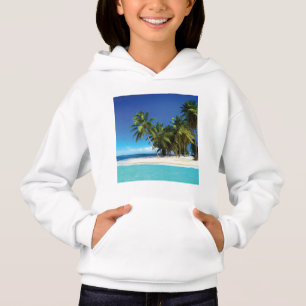Exotic beach throw pillow