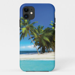 Exotic beach throw pillow iPhone 11 case