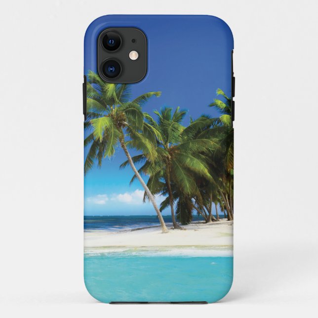 Exotic beach throw pillow Case-Mate iPhone case (Back)