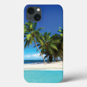 Exotic beach throw pillow iPhone 13 case