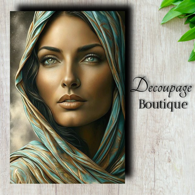 Exotic Beauty Decoupage Tissue Paper (Exotic Beauty Decoupage Tissue Paper)