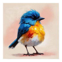 Exotic bird: artwork for nature lovers.