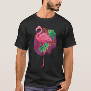 Exotic Bird Lover Tropical Animal Lover Pink Flami T-Shirt