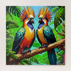 Exotic Bird Paradise Jigsaw Puzzle