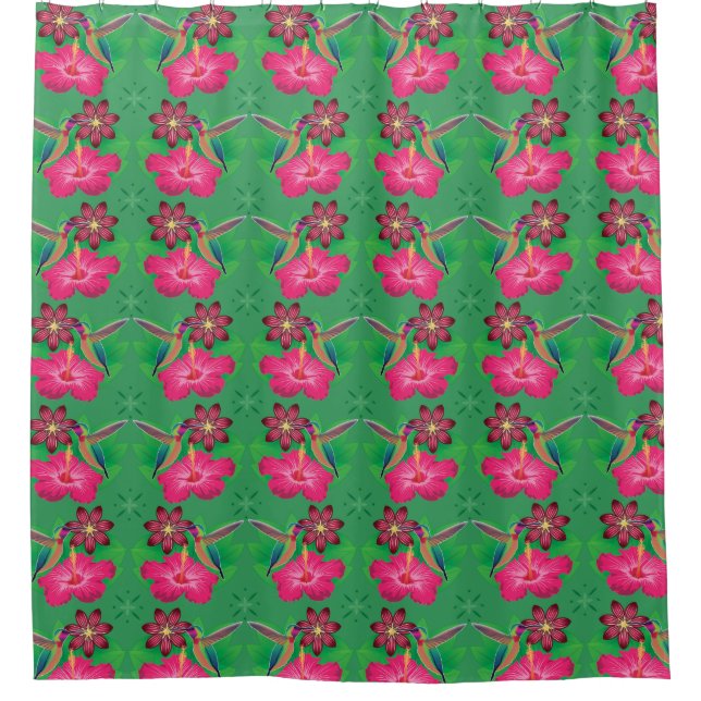 Exotic Bird Shower Curtain (Front)