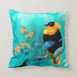 Exotic Bird "SONG ON THE WIND" Cushion