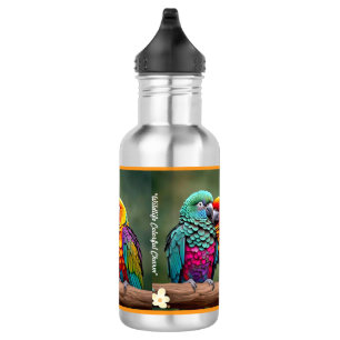 "Exotic Bird Species" 532 Ml Water Bottle
