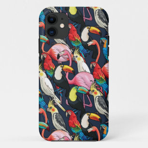 Exotic birds iPhone 11 case