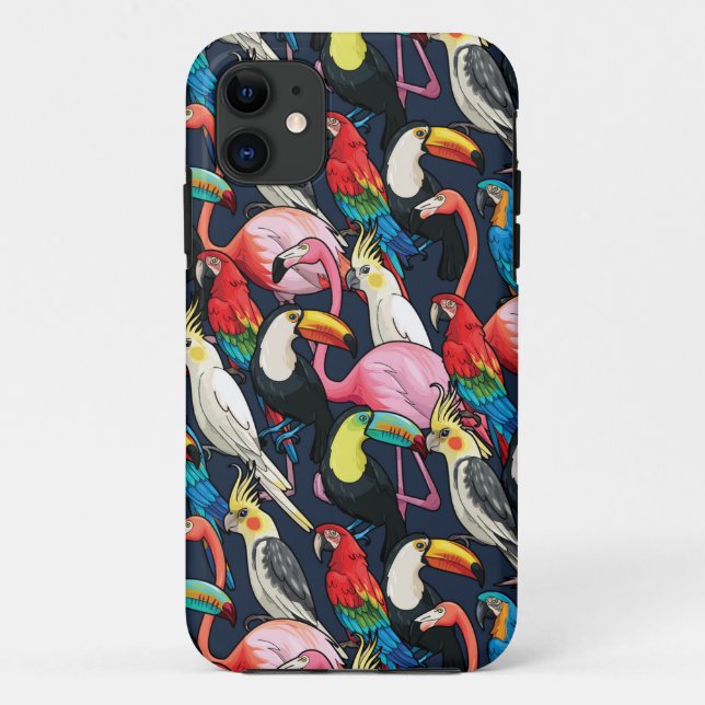 Exotic birds Case-Mate iPhone case (Back)