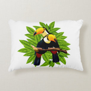Exotic Birds Decorative Cushion