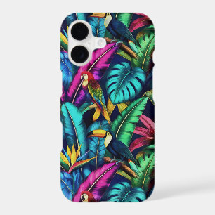 Exotic Birds Jungle Dreams Seamless Surface Patter