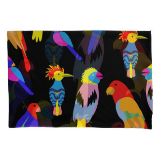 Exotic Birds Paradise Toucan Pattern Pillowcase