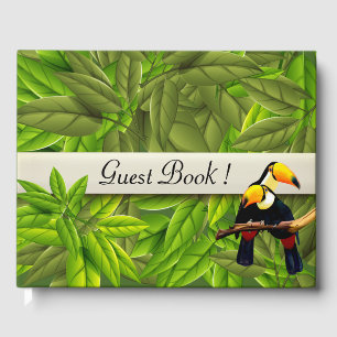 Exotic Birds Personalised Guest Book
