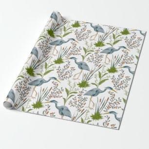 Exotic Birds Wrapping Paper