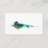 ​Exotic Black Diamond Stingray Sticker - Freshwate