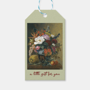 Exotic blooms in a Grecian vase Gift Tags