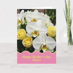 Exotic Blooms Mothers Day Card
