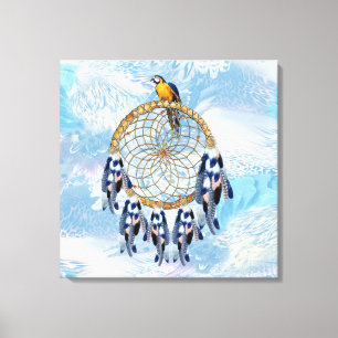 Exotic Blue Dream Catcher Decor