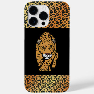 Exotic Bold Leopard illustration & Skin Pattern Case-Mate iPhone 14 Pro Max Case