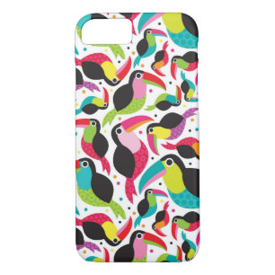 exotic brazil toucan bird background iPhone 8/7 case